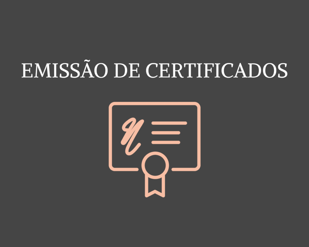 Emissão de Certificados